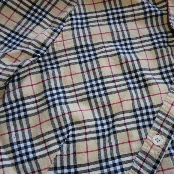 BURBERRY~ LONDON VINTAGE BUTTON DOWN SHIRT - Picture 14 of 16